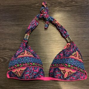Bright color Gianni Bini Bikini top size Large